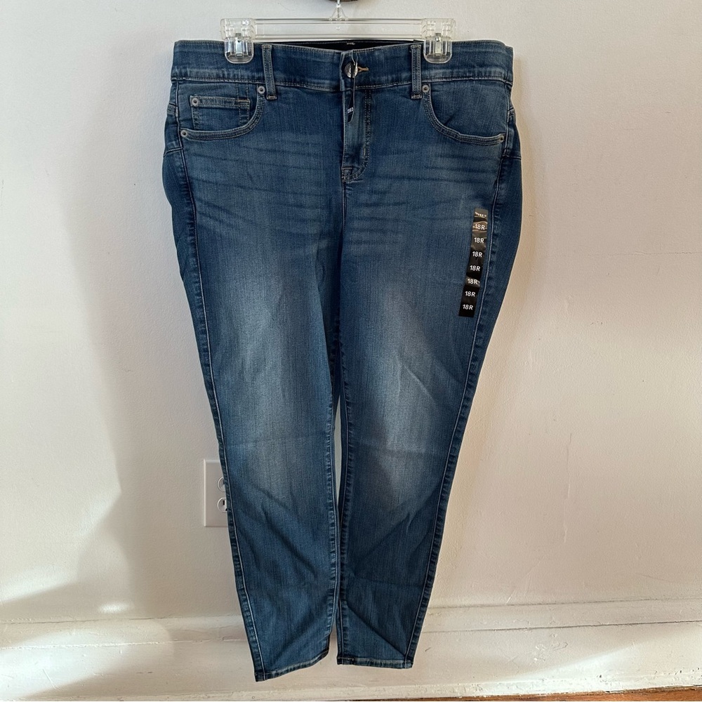 Torrid Heartthrob Blue Bombshell Skinny Jeans, Plus Size 18R, Women's Denim, New - Picture 9 of 13